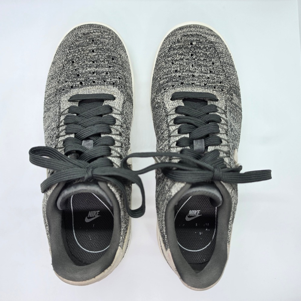 Nike Air Force 1 Ultra Flyknit Low Grey 820256-008 Womens 7.5 - Picture 4 of 10